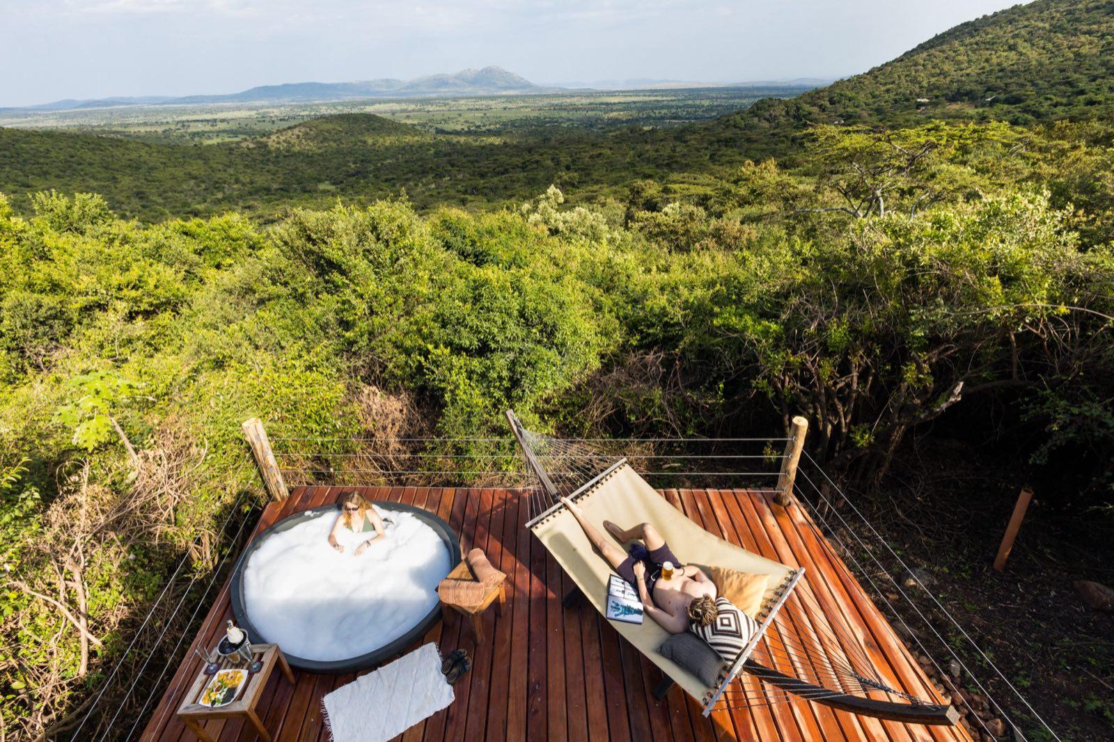 Wood-Fired Hot Tub