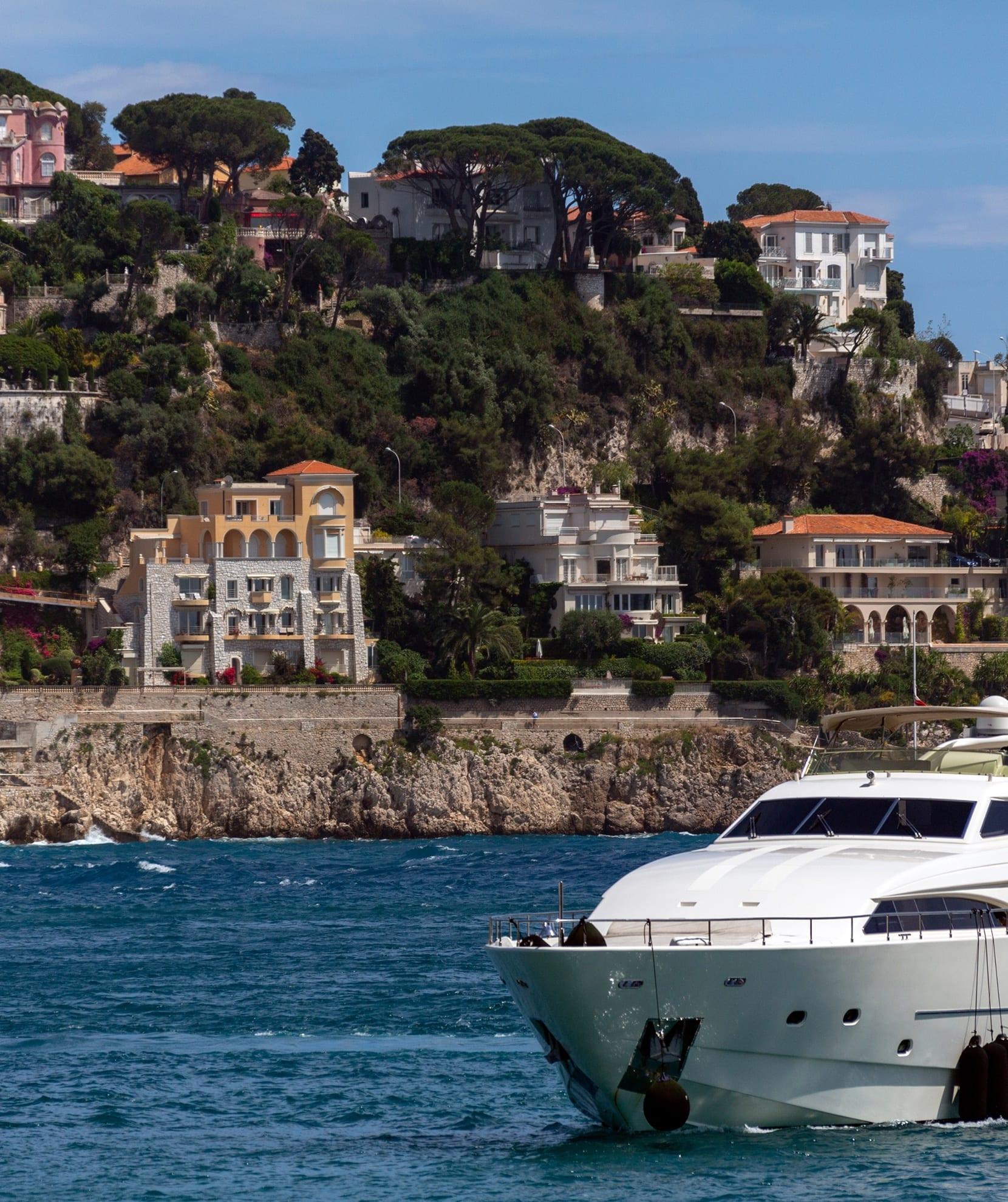 Yacht on the water