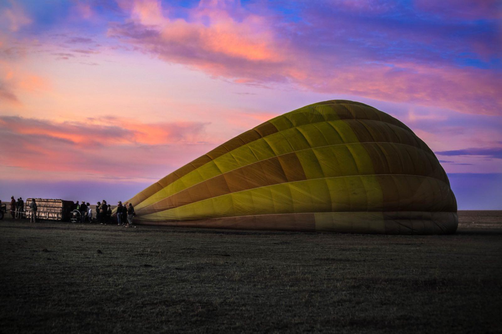 Balloon flight over the Mara